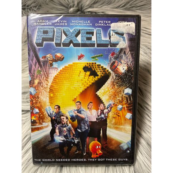 Pixels Adam Sandler Movie PG13 New in package DVD - Picture 1 of 3